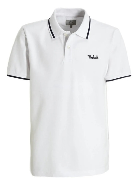  Woolrich Kids Logo-motif Polo Shirt - White 
