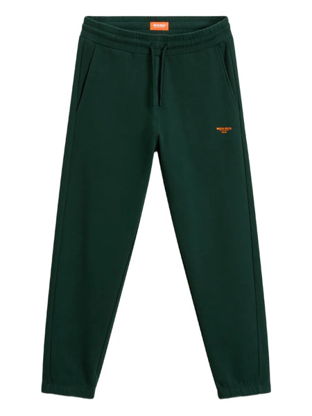  Woolrich Kids Logo Sweatpants - Green 