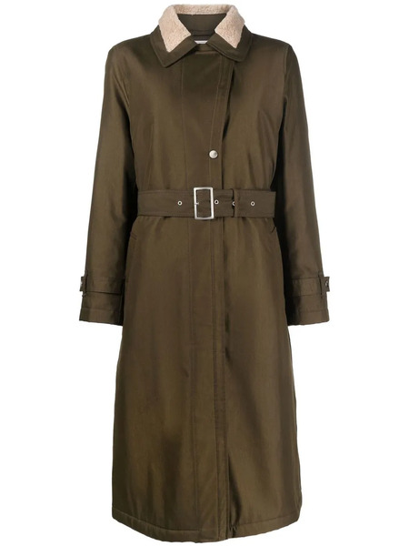  Woolrich Latimore Belted Coat - Green 