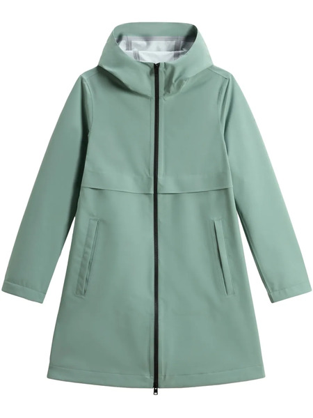  Woolrich Light Stretch Parka Coat - Green 