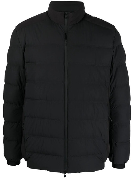  Woolrich Logo-patch Padded Jacket - Black 
