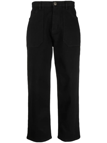  Woolrich Logo-patch Straight-leg Jeans - Black 