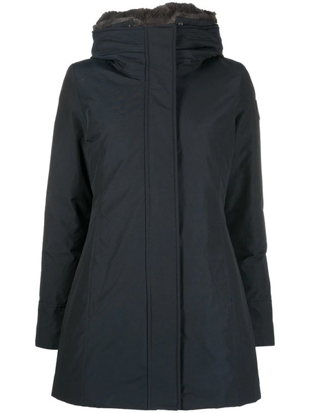  Woolrich Logo-patch Zip-up Hoodie - Blue 