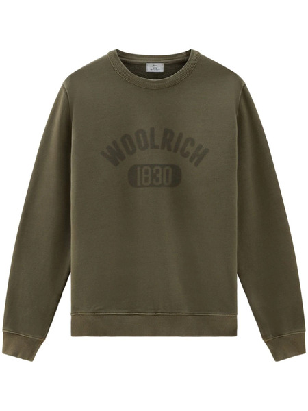  Woolrich Logo-print Cotton Sweatshirt - Green 