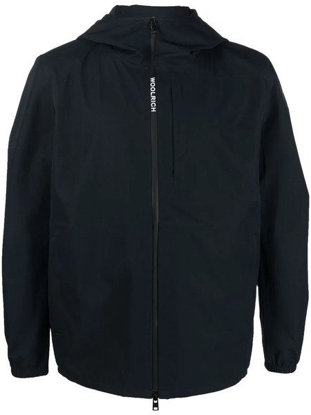  Woolrich Logo-print Hooded Jacket - Blue 
