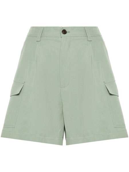  Woolrich Pleated Cargo Shorts - Green 