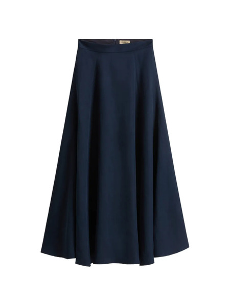  Woolrich Pleated Maxi Skirt - Blue 