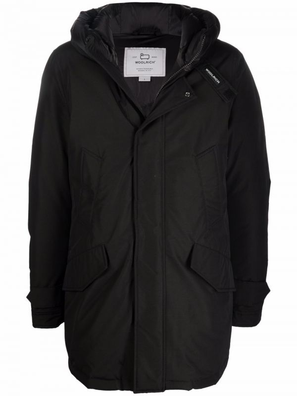 Woolrich Polar High Collar Parka - Black 