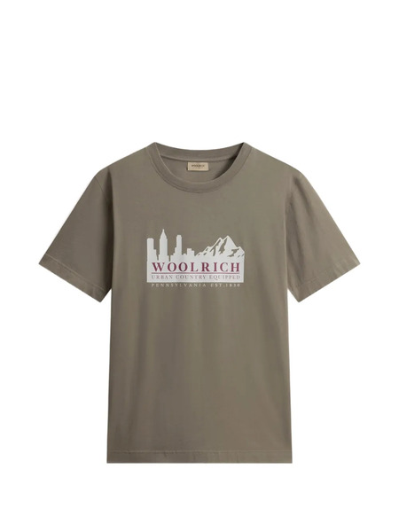  Woolrich Printed Logo T-shirt - Green 
