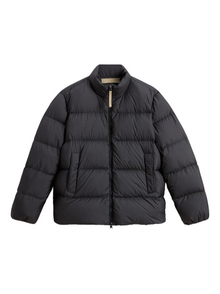  Woolrich Quilted Mock-neck Jacket - Black 