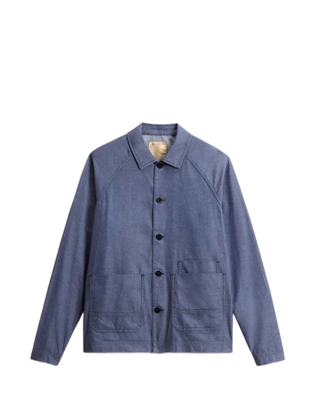  Woolrich Raglan-sleeves Shirt Jacket - Blue 