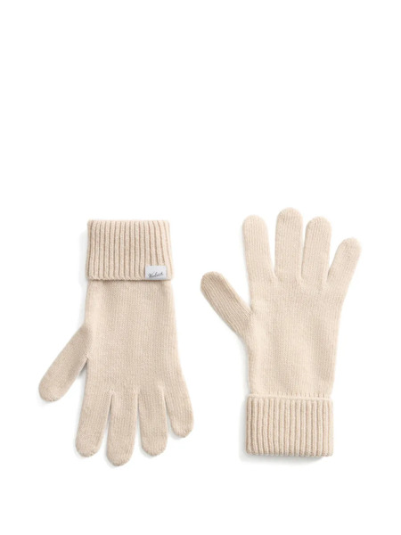  Woolrich Ribbed-cuff Wool Gloves - Neutrals 