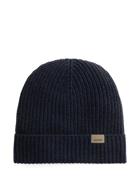  Woolrich Ribbed-knit Beanie - Blue 
