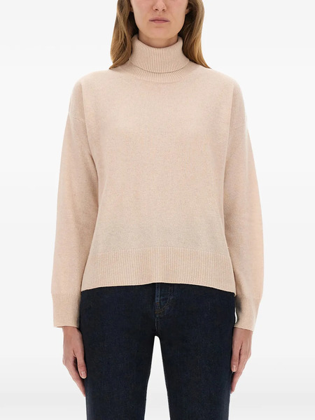  Woolrich Roll-neck Knitted Top - Pink 