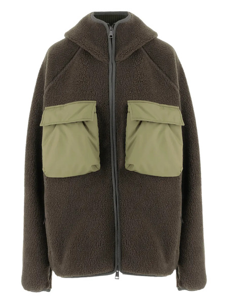  Woolrich Sherpa Fleece Hoodie - Green 