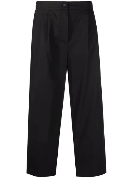  Woolrich Straight-leg Cropped Trousers - Black 
