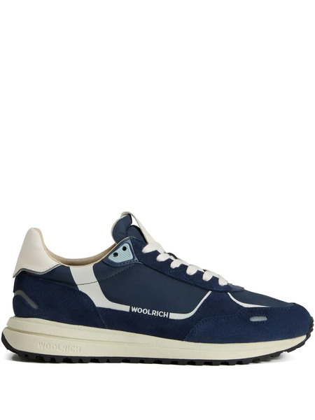  Woolrich Suede-panel Sneakers - Blue 