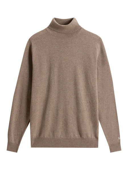  Woolrich Turtleneck Wool Sweater - Brown 