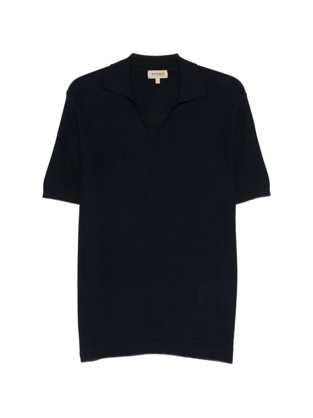  Woolrich V-neck Knitted T-shirt - Blue 