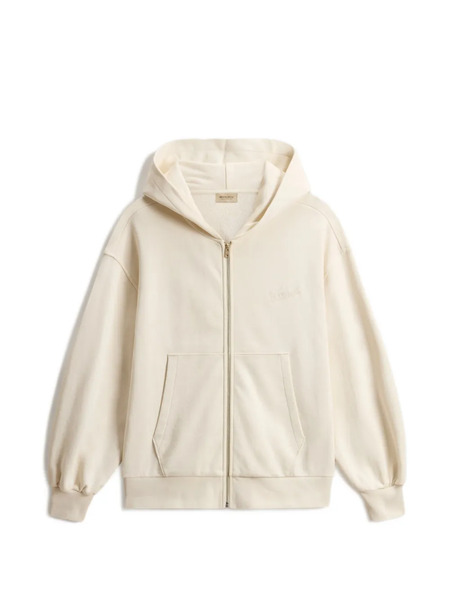  Woolrich Zip-up Hoodie - Neutrals 