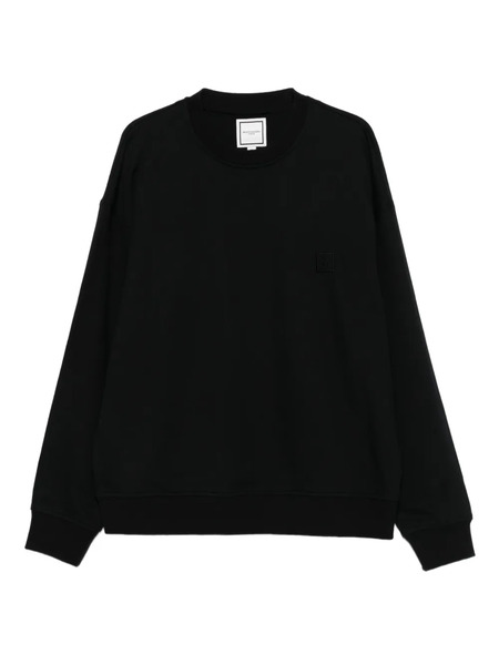  Wooyoungmi Logo-patch Long-sleeved Sweater - Black 