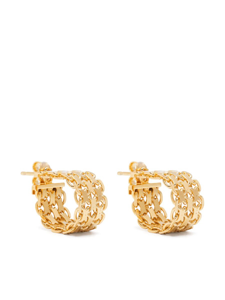  Wouters & Hendrix Chained Hoops - Gold 
