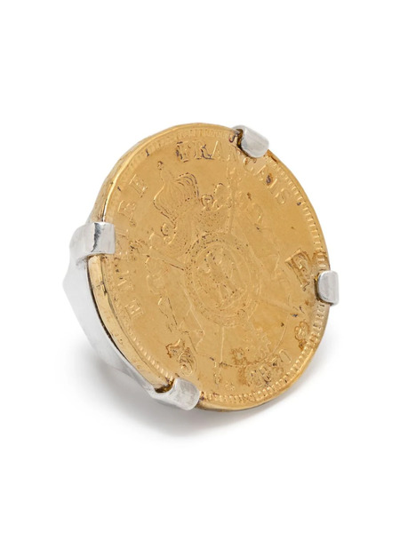  Wouters & Hendrix Large Coin Ring - Gold 