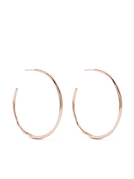  Wouters & Hendrix Organic Hoop Earrings - Pink 