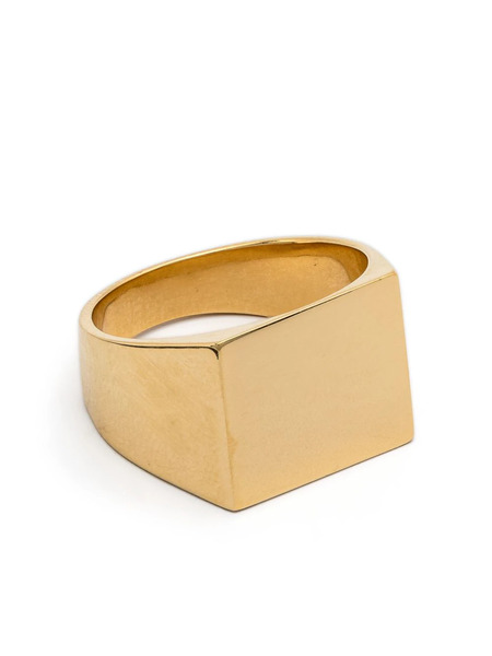  Wouters & Hendrix Square Signet Ring - Gold 