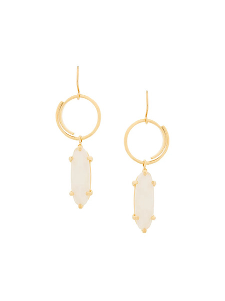  Wouters & Hendrix Technofossils Moonstone Earrings - Metallic 
