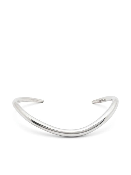  Wouters & Hendrix Wavy Bangle Bracelet - Silver 