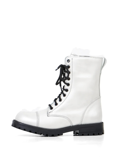  Wow Lace-up Boots - Silver 
