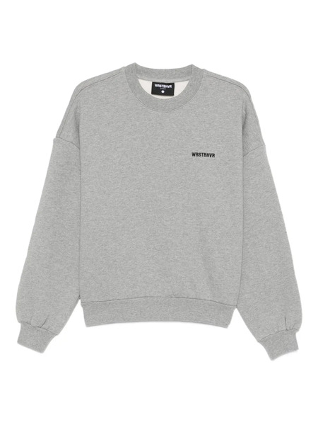  Wrstbhvr Neni Logo-embroidered Crew-neck Sweatshirt - Grey 