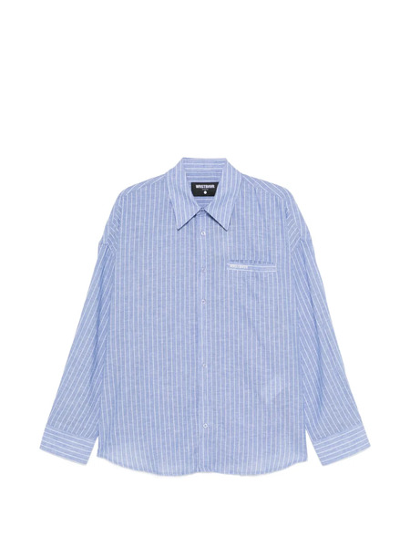  Wrstbhvr Striped Pocket Shirt - Blue 
