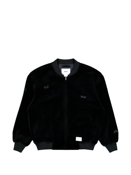  Wtaps Athl Embroidered Bomber Jacket - Black 