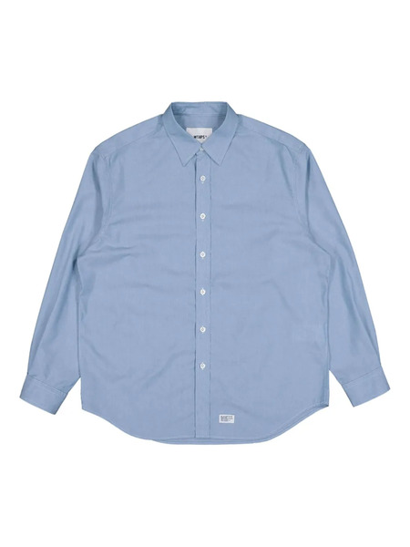  Wtaps Long-sleeve Cotton-blend Shirt - Blue 