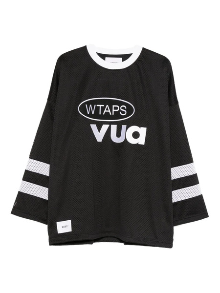  Wtaps Netminder Logo T-shirt - Black 