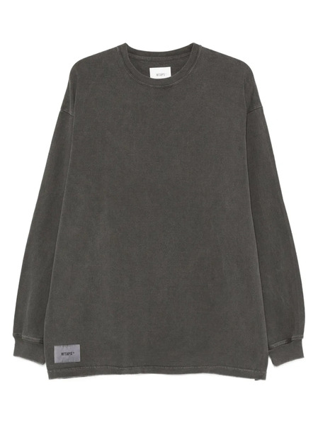  Wtaps Sign-od Long-sleeve Cotton T-shirt - Grey 