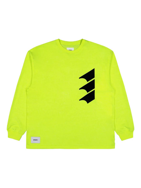  Wtaps Wound / Ls / Ctpl Graphic-print T-shirt - Yellow 