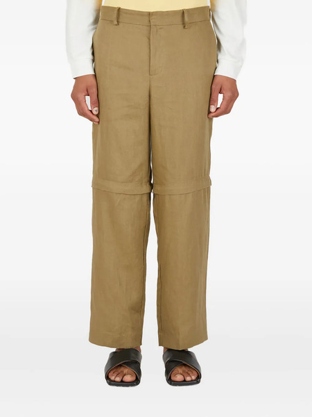  Wynn Hamlyn Detachable-leg Linen Trousers - Neutrals 