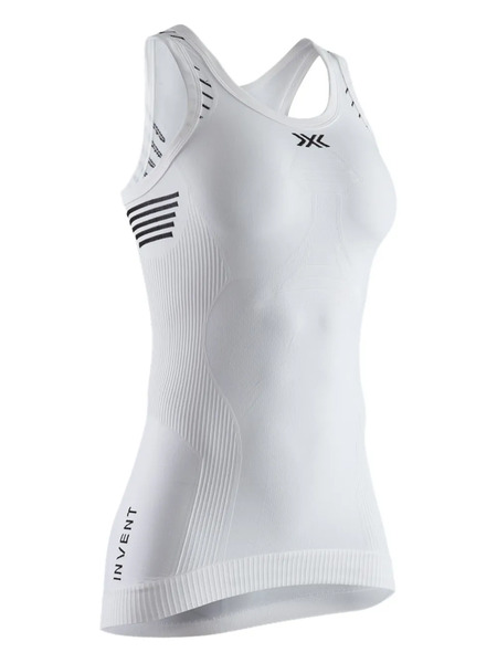  X Bionic Ribbed Singlet - White 