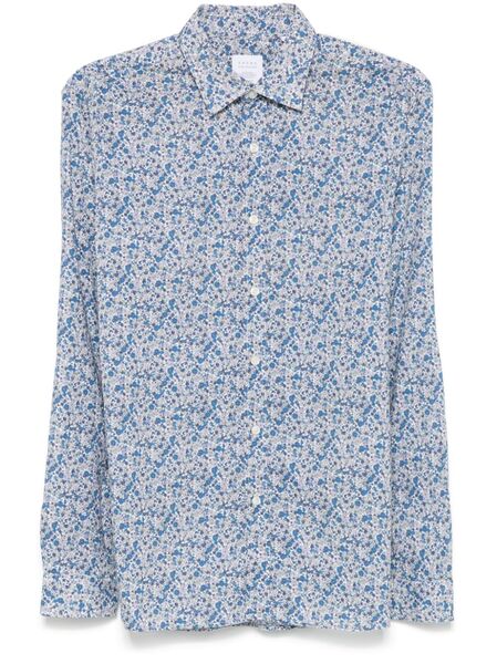  Xacus Floral-print Shirt - Blue 