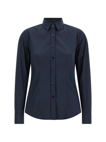  Xacus Sara Pleated Shirt - Blue 