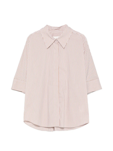  Xacus Striped Shirt - Brown 