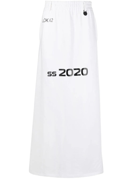  Xander Zhou Ss 2020 Long Shorts - White 