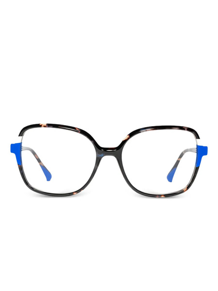  Xavier Garcia Design Amur Butterfly-frame Glasses - Brown 