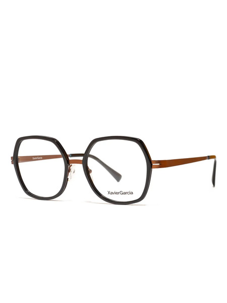  Xavier Garcia Design Paloma Geometric-frame Glasses - Black 