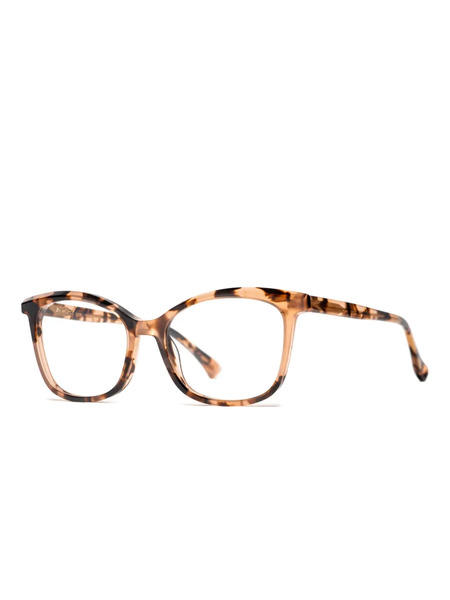  Xavier Garcia Design Tortoiseshell Round Frames - Brown 