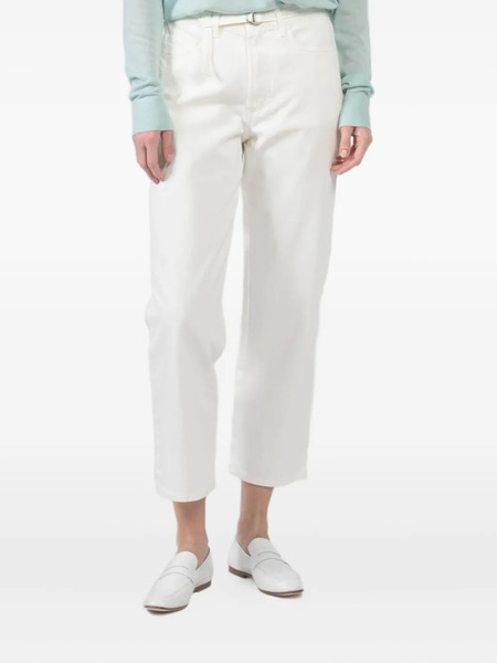  Xirena Belted Cropped Trousers - White 