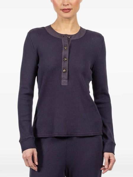  Xirena Buttoned Long-sleeved T-shirt - Grey 